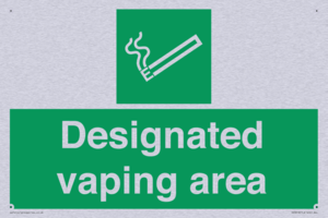 Designated vaping area